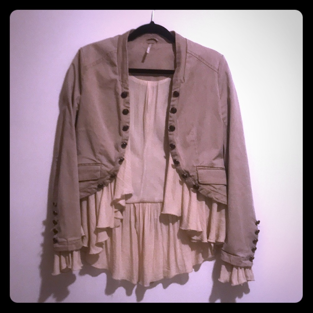 Free People lined blazer